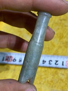 清代和田玉烟嘴一个-烟嘴-7788收藏